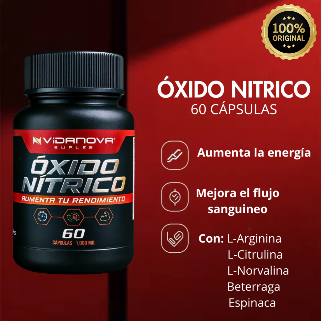 ÓXIDO NITRICO™ 1000MG 60 CAPSULAS