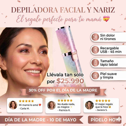 DEPILADORA FACIAL PORTATIL 2 EN 1 (se carga con USB)✨