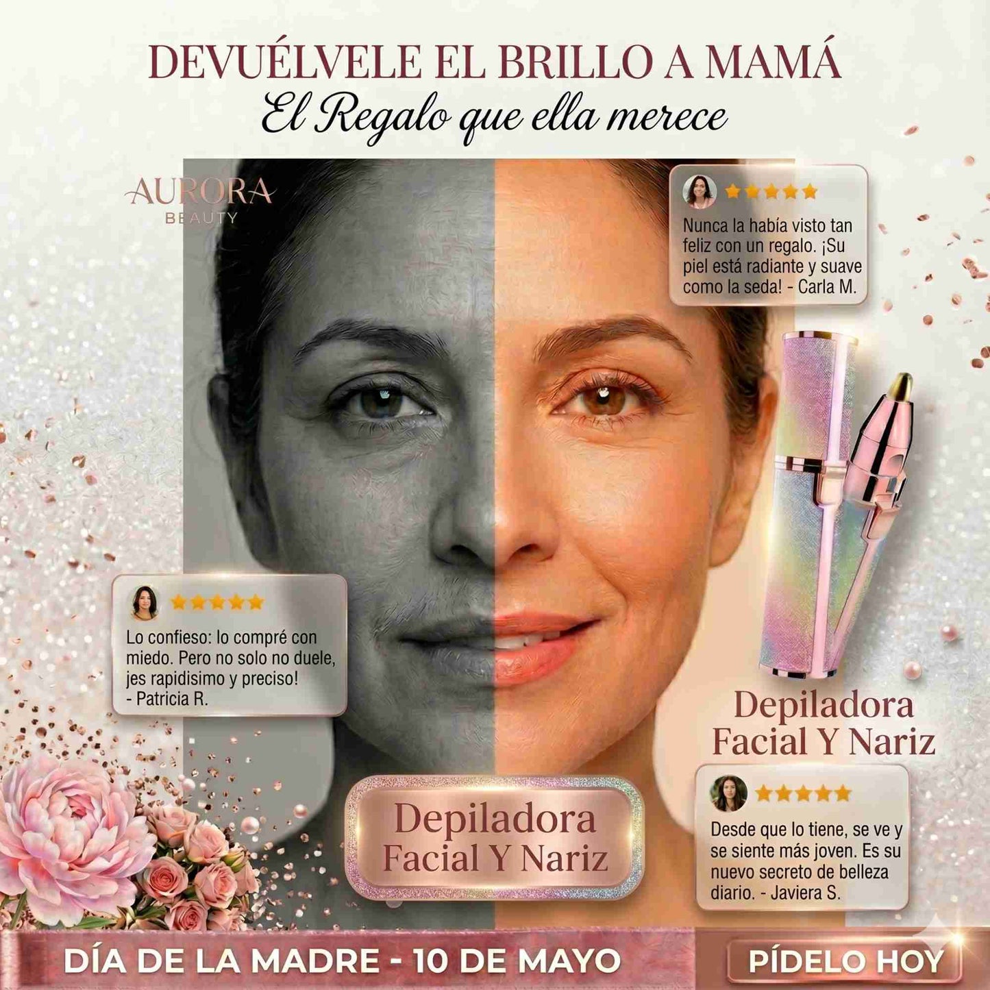 DEPILADORA FACIAL PORTATIL 2 EN 1 (se carga con USB)✨