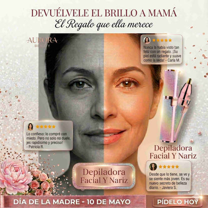 DEPILADORA FACIAL PORTATIL 2 EN 1 (se carga con USB)✨