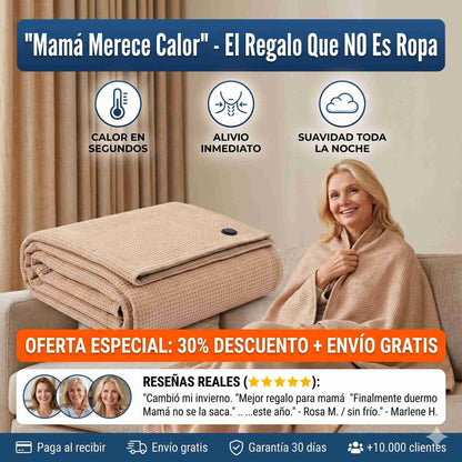 🔥 Manta Calefactora Eléctrica USB - TERMA PLUS ⚡ (Temperatura Regulable)