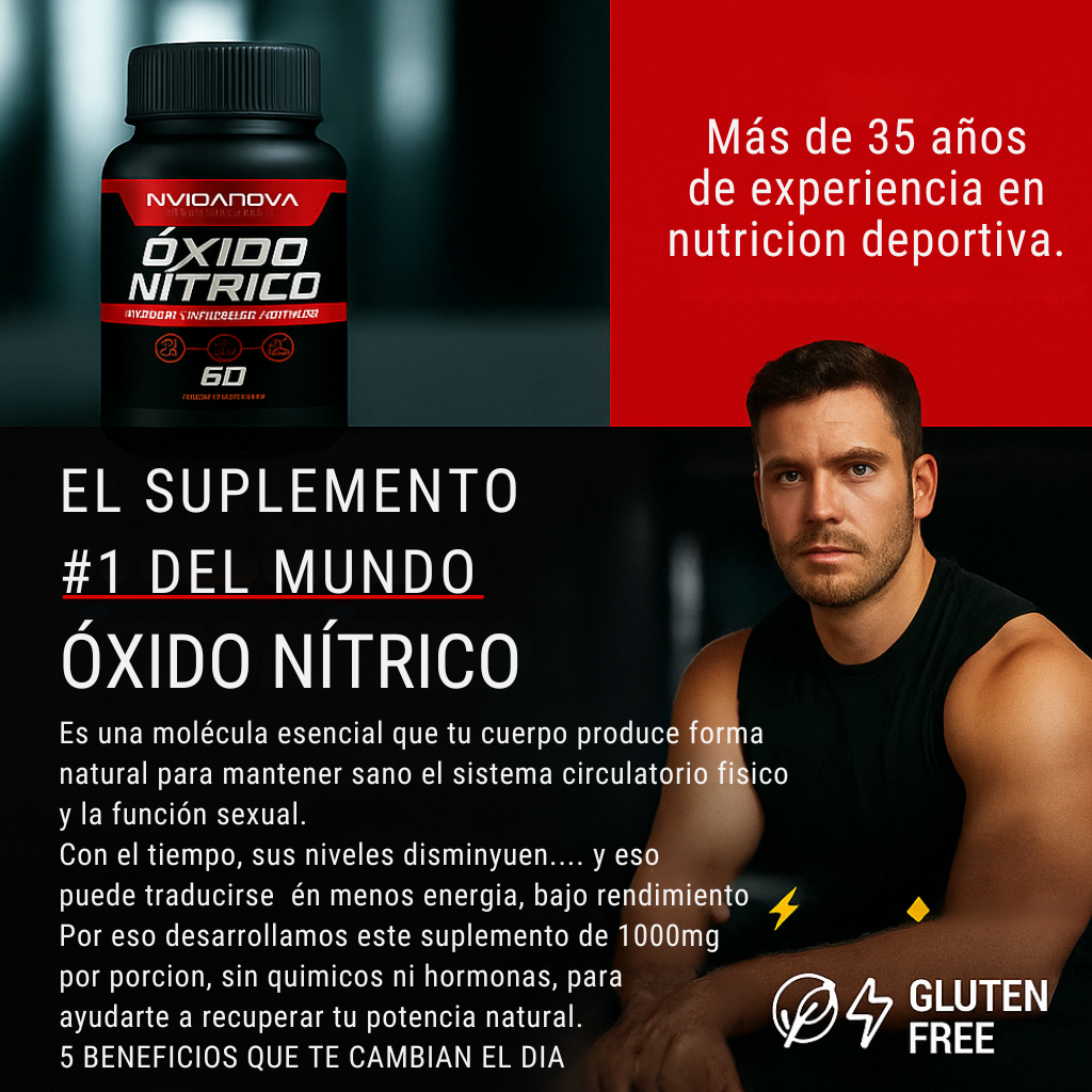 ÓXIDO NITRICO™ 1000MG 60 CAPSULAS