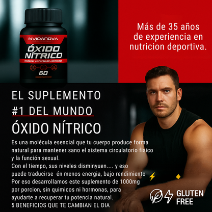 ÓXIDO NITRICO™ 1000MG 60 CAPSULAS